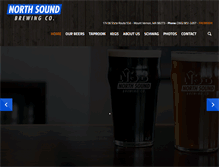Tablet Screenshot of northsoundbrewing.com
